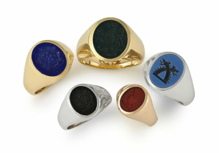 Hancocks Signet Rings  featured in Eat Love Savor.